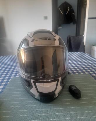 casco integrale con interfono