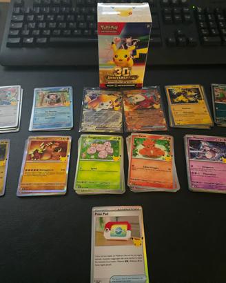 Lotto 74 Carte Pokémon 30th ITA + 2 ex