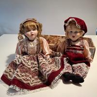 Bambole da collezione in porcelana