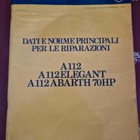 manuale riparazione A112 autobianchi abarth