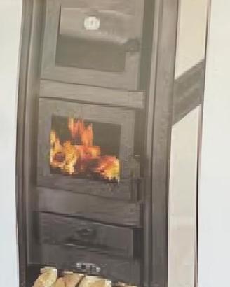 stufa a legna 11 - 13 kw 4 stelle 