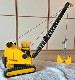 Tonka grande modellino gru cingolata vintage