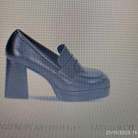Mocassino donna platform tacco 9cm
