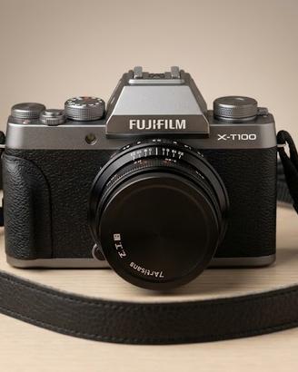 Fujifilm X-T100 mirrorless + 2 obiettivi, borsa e