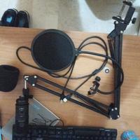 microfono ad asta
