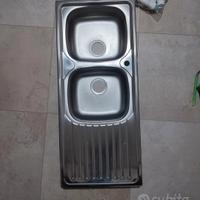 lavello acciaio 116 x 50