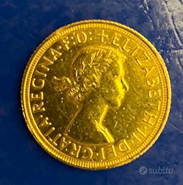 Sterlina in oro  - Sovrana del  1958 San Giorgio