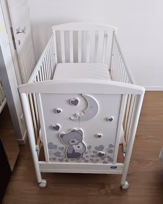 Lettino Pali per bambini e materasso