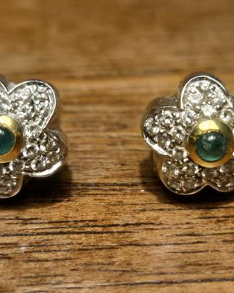 Parure orecchini  e collana con ciondolo