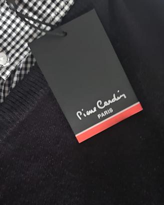 Maglia con  inserto camicia Pierre Cardin nuova