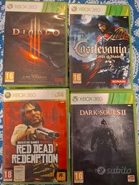 Lotto 4 giochi Xbox 360–Dark Souls II,Castlevan...