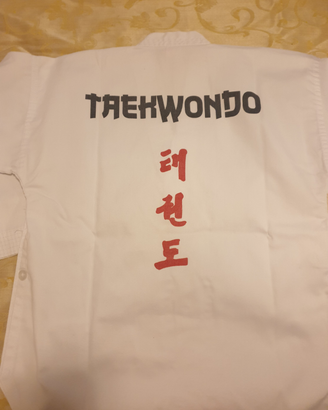 Completo Taekwondo per bambino 140 cm + accessori