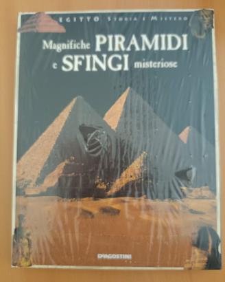 libro " magnifiche piramidi e sfingi misteriose"