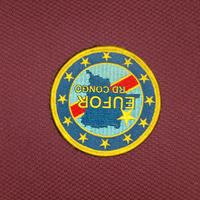 Stemma in tessuto EUFOR Congo.