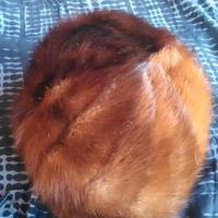 Cappello di pelliccia di volpe rossa, tg. 57