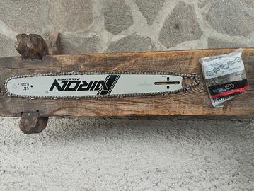 barra motosega 18 pollici passo 3.25 e 2 catene