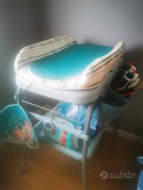 Fasciatoio Cuddle & Bubble Chicco azzurro