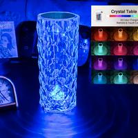 Lampada da tavolo GRANDE in Cristallo acrilico USB