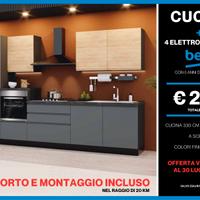 CUCINA 4 ELETTRODOMESTICI COMP. TRASP. E MONTAGGIO