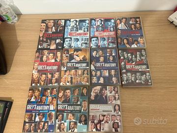 DVD greys anatomy stagioni complete 1-10