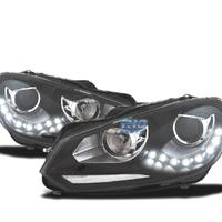 FARI VOLKSWAGEN VW GOLF 6 FONDO NERO DRL