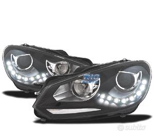 FARI VOLKSWAGEN VW GOLF 6 FONDO NERO DRL