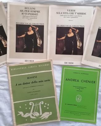 Arie singole per baritono - ricordi