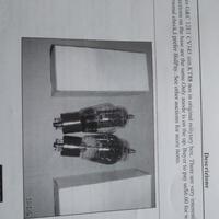 valvole NOS CV345 compatibili con KT88