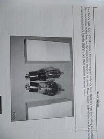 valvole NOS CV345 compatibili con KT88