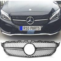 GRIGLIA MERCEDES W205 14-18 LOOK AMG NERO CROMO DI