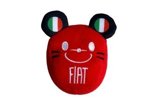 Peluche charm TOPO Fiat rosso- prodotto per collez