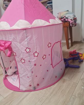 tenda principesse gioco