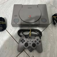 Playstation 1 ps1 completa di controller e cavi