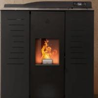 stufa a pellet ad aria 14 kw usata slim