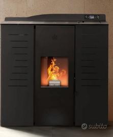 stufa a pellet ad aria 14 kw usata slim