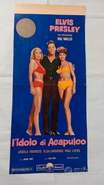 LOCANDINA, L' IDOLO DI ACAPULCO, E. Presley, orig.