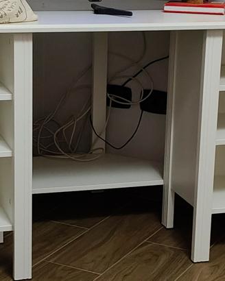 scrivania/mobile porta TV bianco 