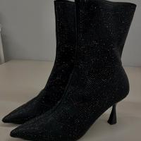 Tacchi Brillantinati Neri