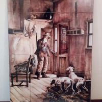 Quadro di Cacciatore con cani