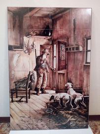 Quadro di Cacciatore con cani