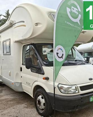 CAMPER ELNAGH FORD MANSARDATO 7 POSTI DOPPIA DINET