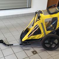 Rimorchio bici per bimbi