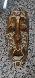 Maschera Decorativa da Parete in Legno – 25233