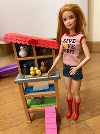 Barbie playset fattoria dei polli