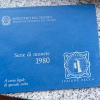 Serie 1980 senza Argento  Repubblica Italiana FDC