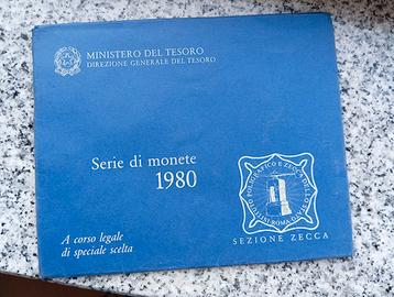 Serie 1980 senza Argento  Repubblica Italiana FDC