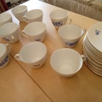 10 tazzine te/caffè e piattini porcellana tedesca