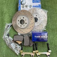 Dischi forati baffati pastiglie ebc tarox bmw fiat