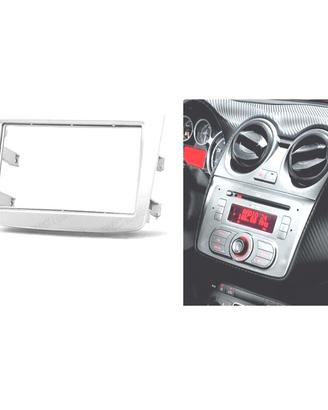 Telaio grigio radio 2-DIN per Alfa Romeo MiTo.