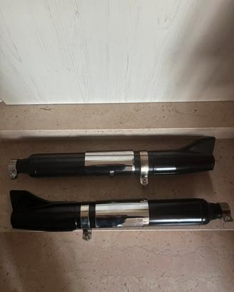 Terminali fishtail Harley Davidson